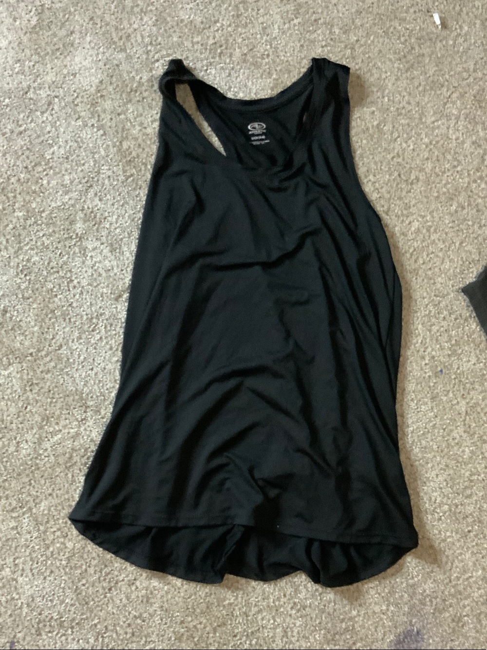 Black Racerback Tank Top - Unbranded